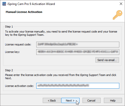 Ispring Licences Activating iSpring Cam License