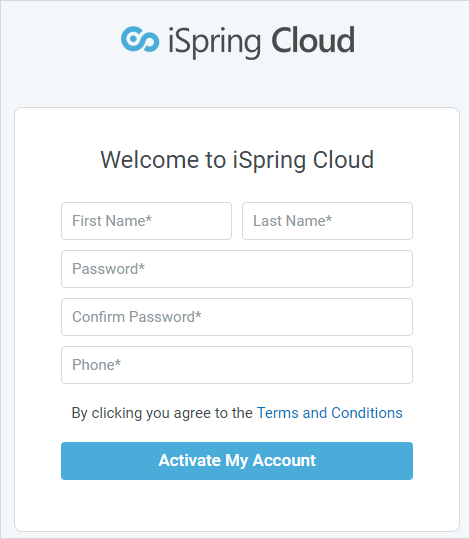 Tutorial Login Ispring Try iSpring Cloud