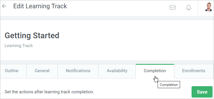 Learning Completed Actions after Completion