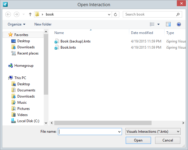 Creating Backups