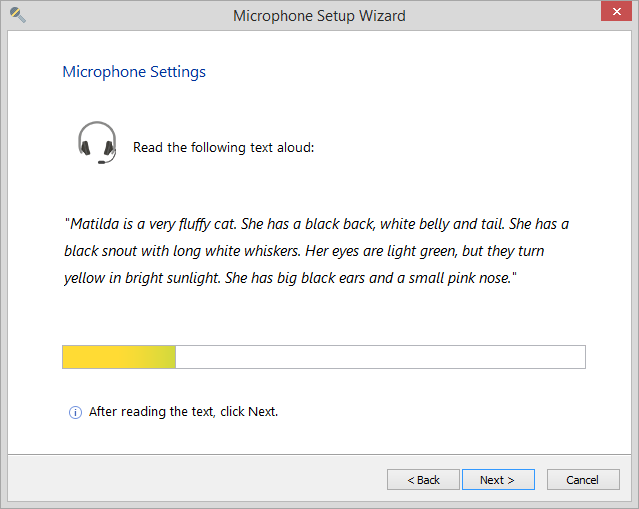 Setting Up the Microphone