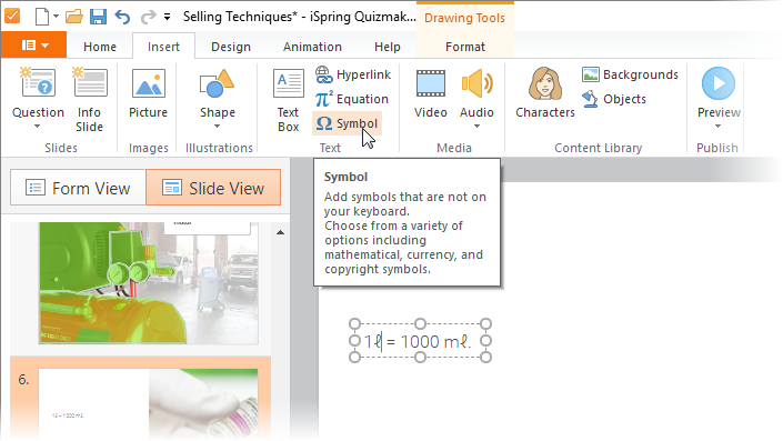 Adding Symbols